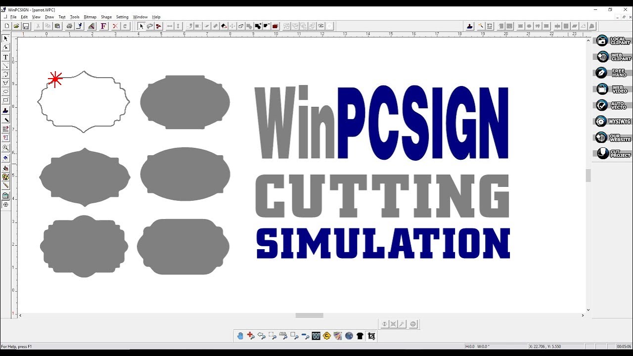how to vectorize an image in winpcsign basic